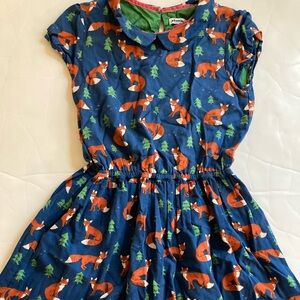 Johnnie b mini boden fox collared dress 11 12